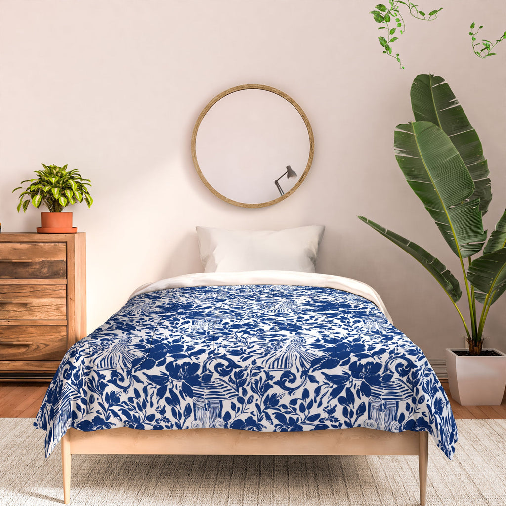Marta Barragan Camarasa Chic Garden Walk Comforter