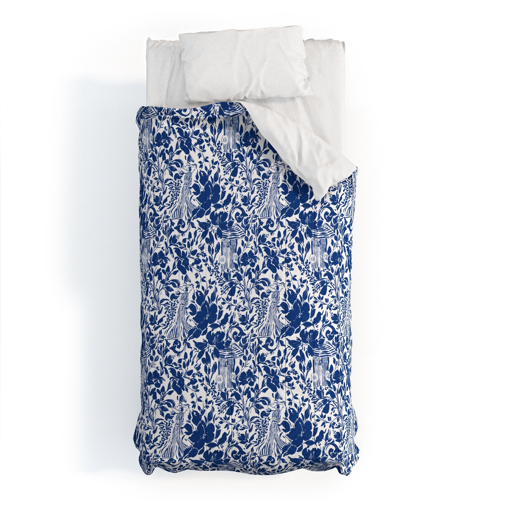 Marta Barragan Camarasa Chic Garden Walk Comforter