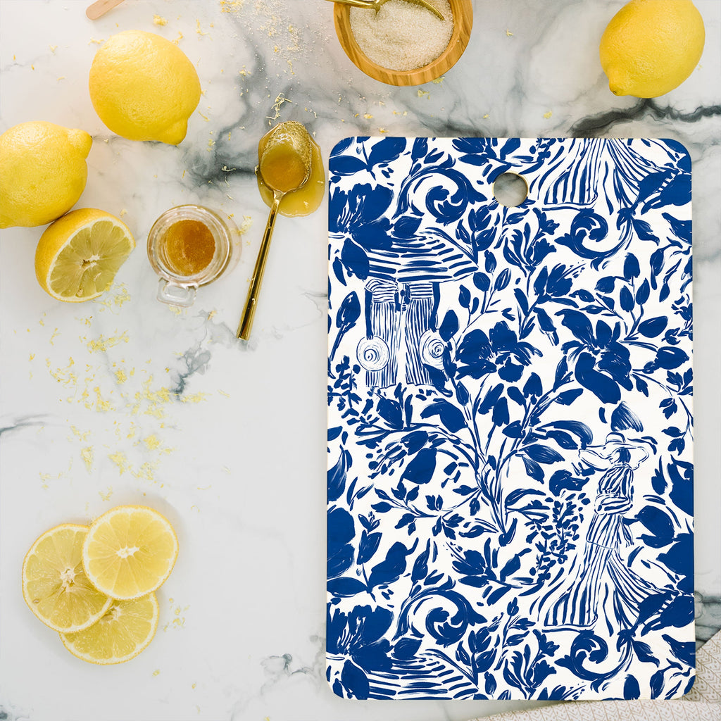 Marta Barragan Camarasa Chic Garden Walk Cutting Board Rectangle