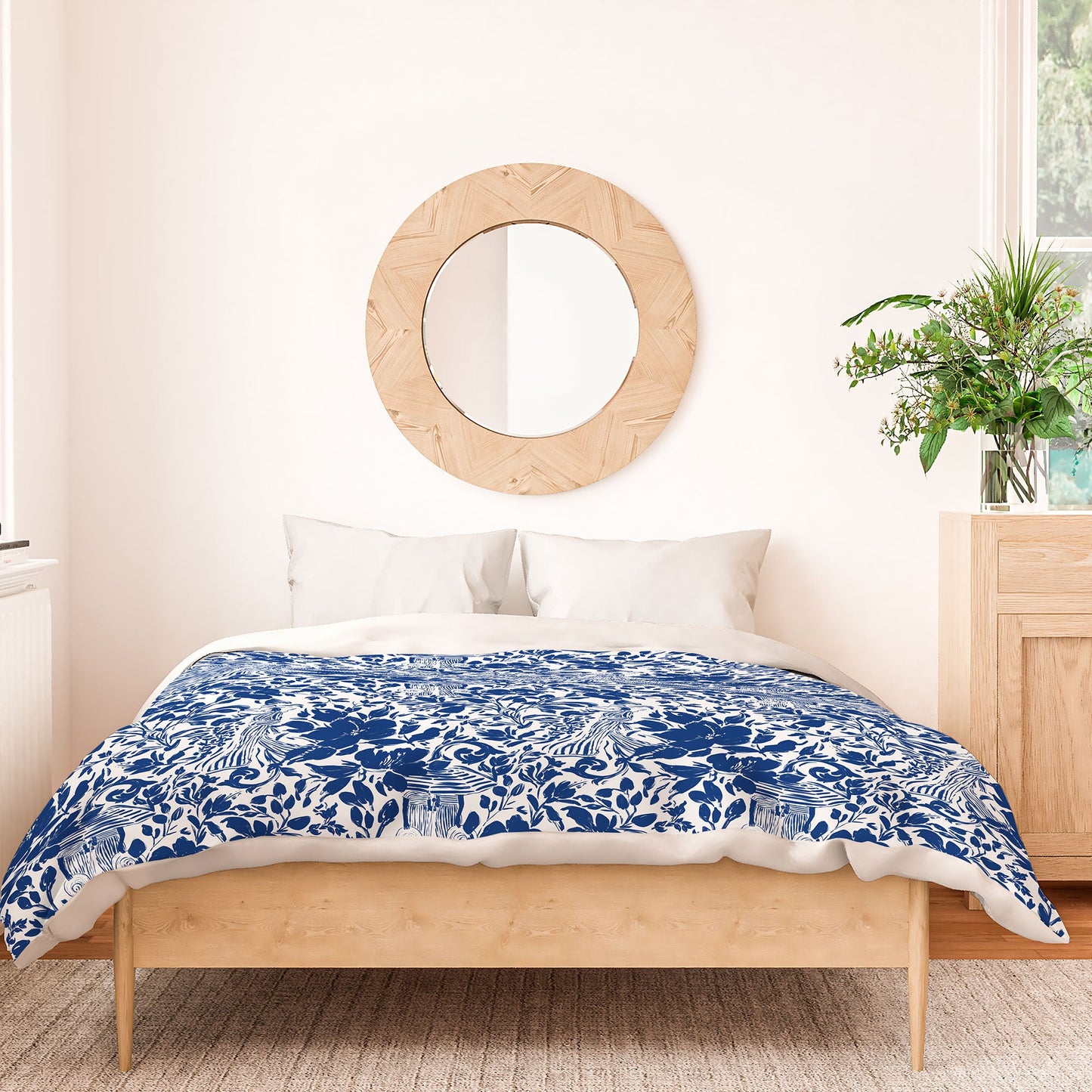 Marta Barragan Camarasa Chic Garden Walk Duvet Cover