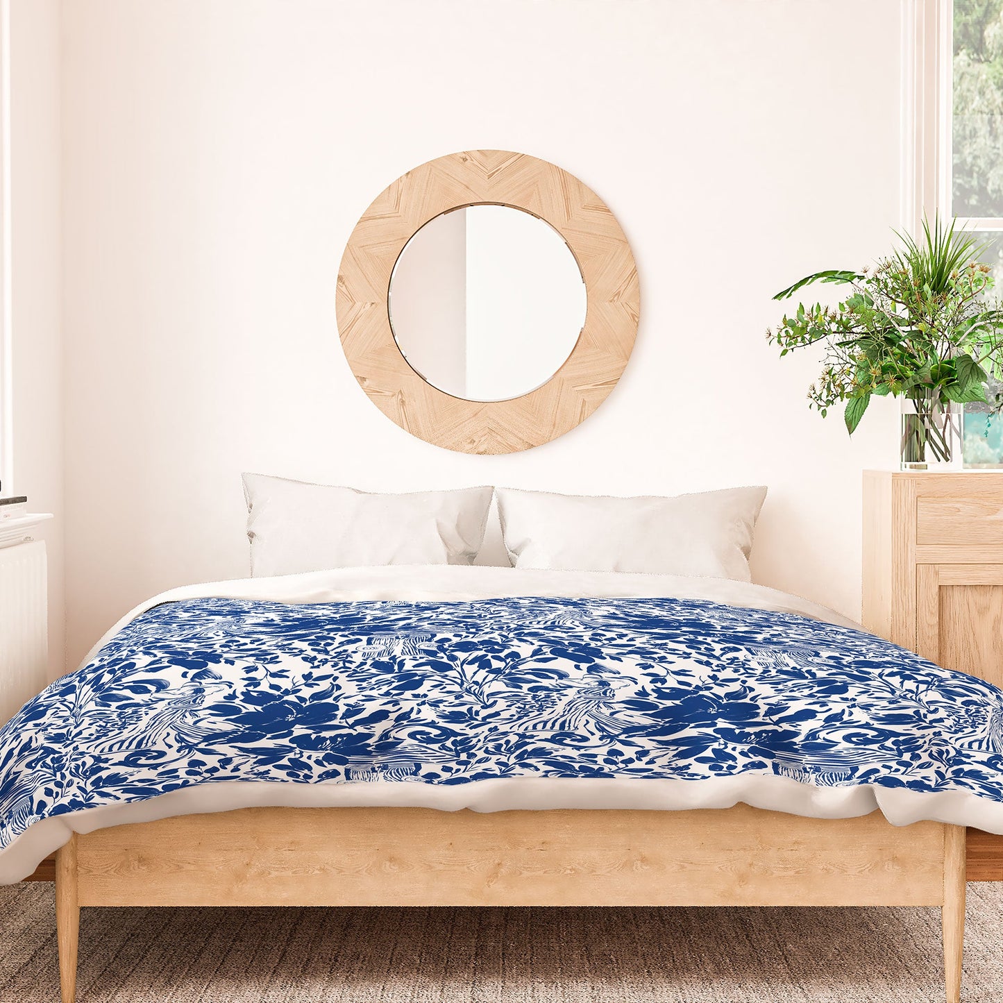 Marta Barragan Camarasa Chic Garden Walk Duvet Cover