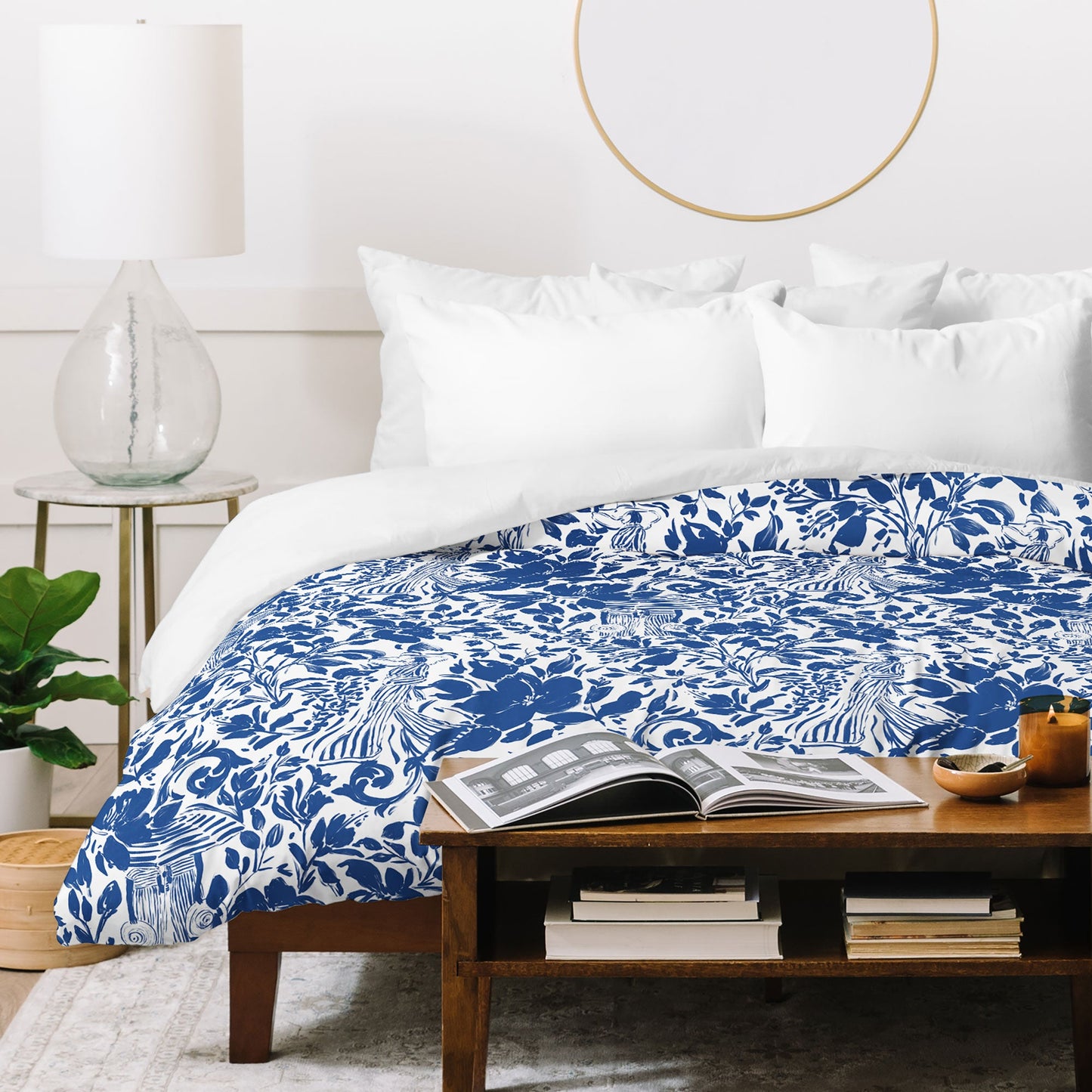 Marta Barragan Camarasa Chic Garden Walk Duvet Cover