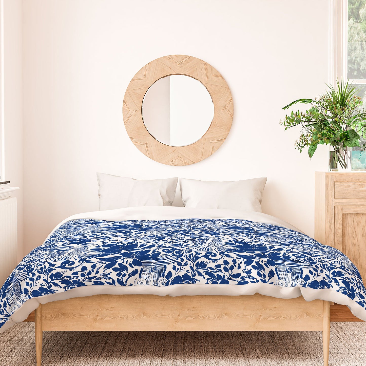 Marta Barragan Camarasa Chic Garden Walk Duvet Cover