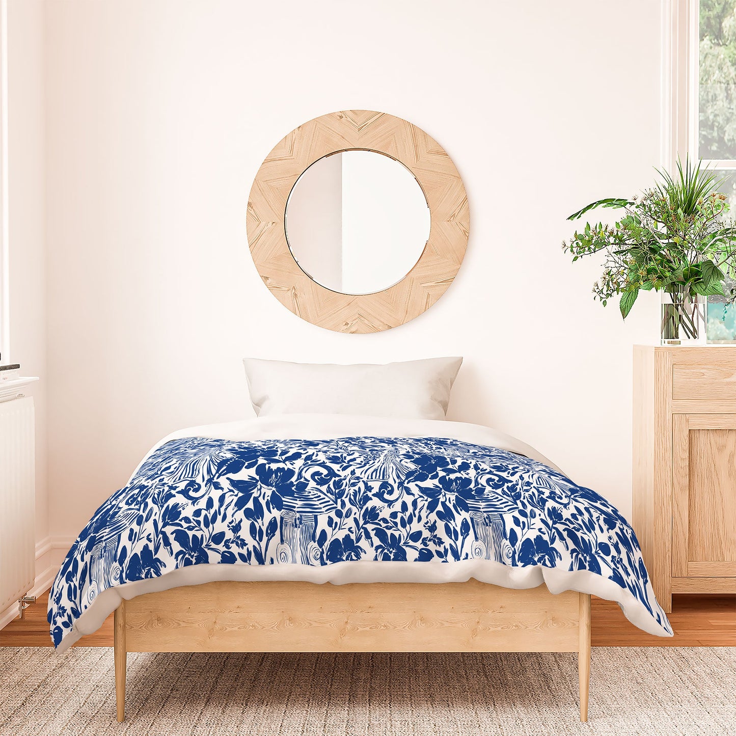 Marta Barragan Camarasa Chic Garden Walk Duvet Cover