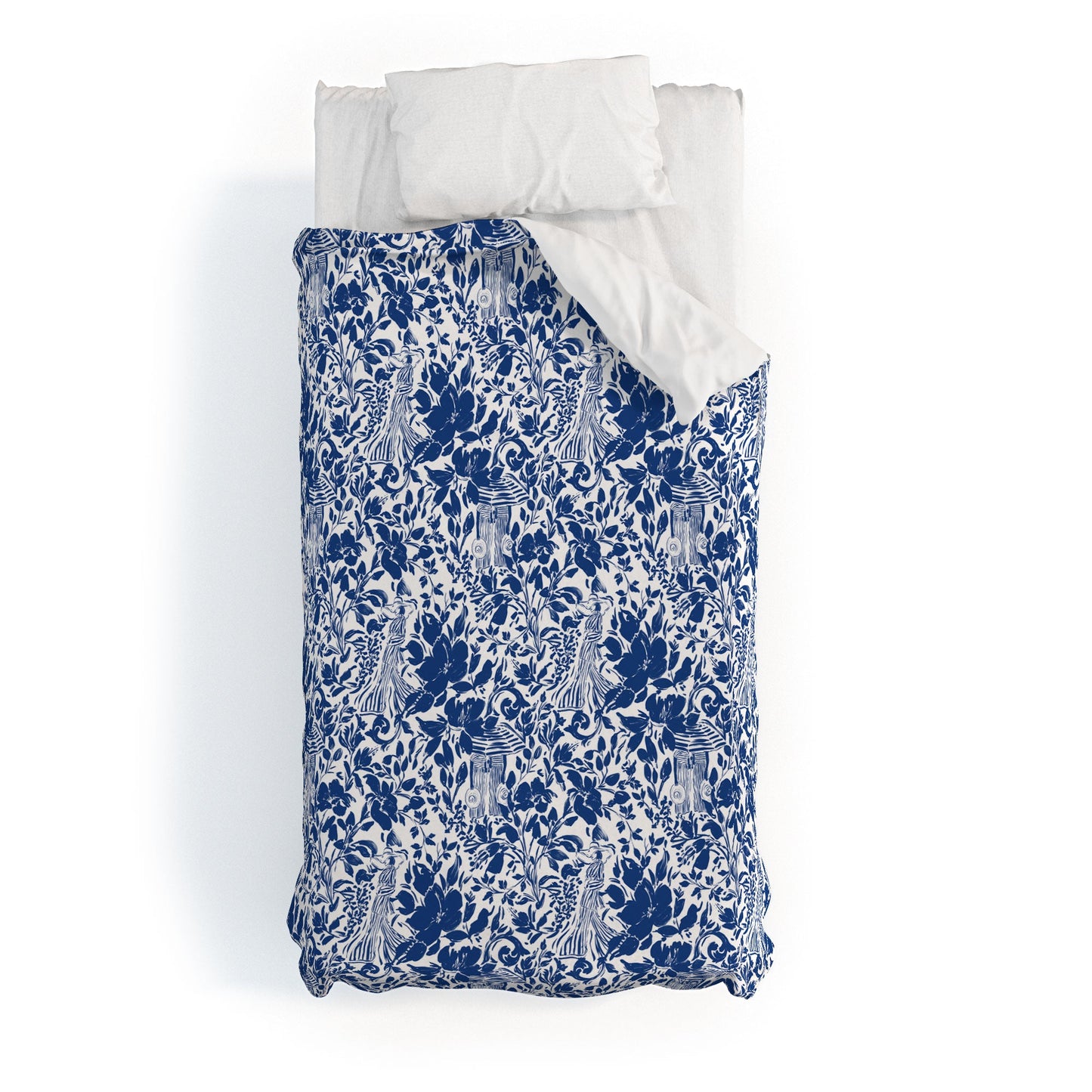 Marta Barragan Camarasa Chic Garden Walk Duvet Cover