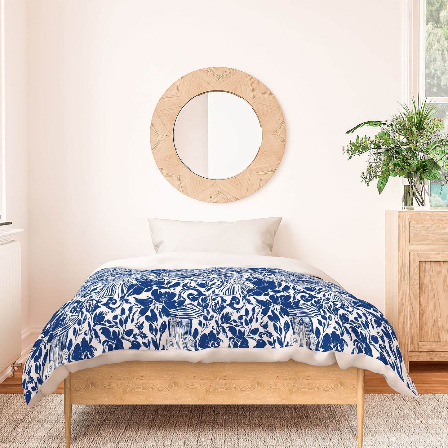 Marta Barragan Camarasa Chic Garden Walk Duvet Cover