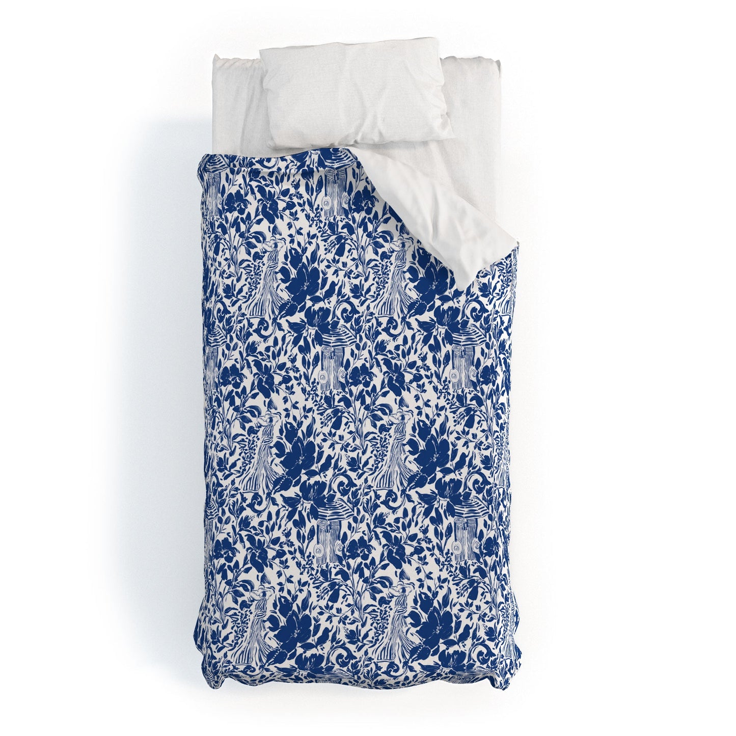 Marta Barragan Camarasa Chic Garden Walk Duvet Cover