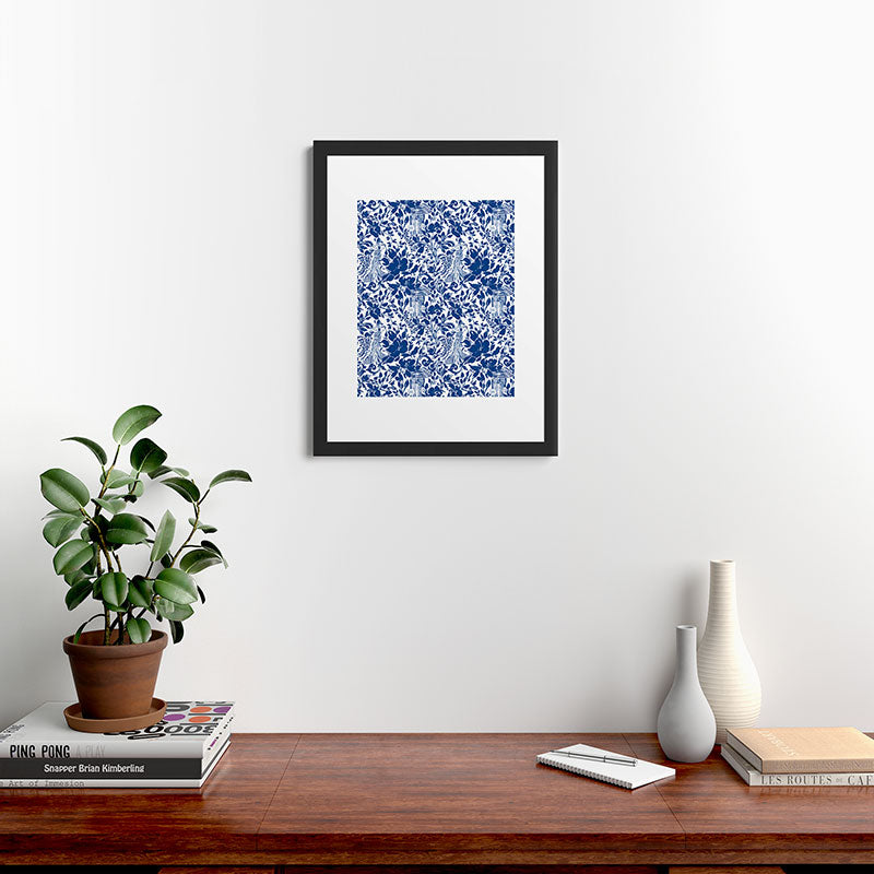 Marta Barragan Camarasa Chic Garden Walk Framed Art Print