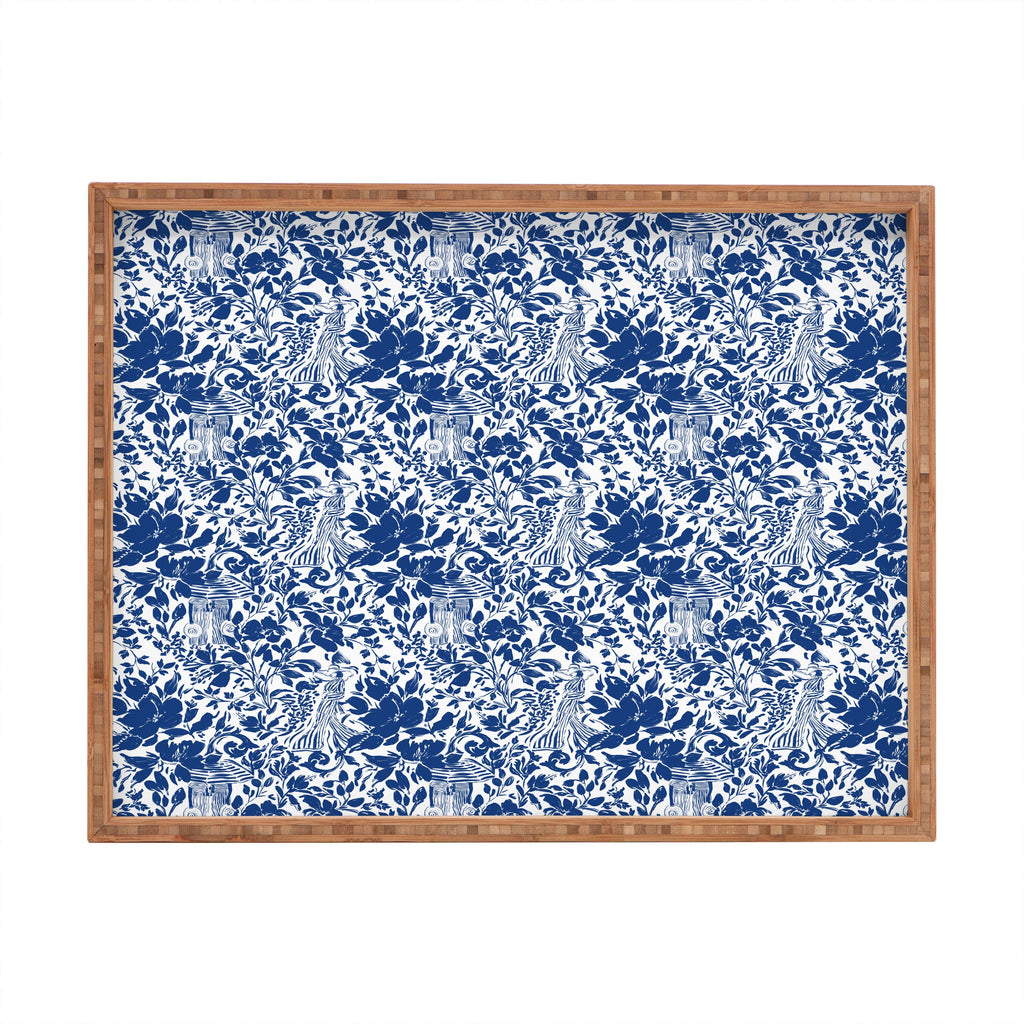 Marta Barragan Camarasa Chic Garden Walk Rectangular Tray