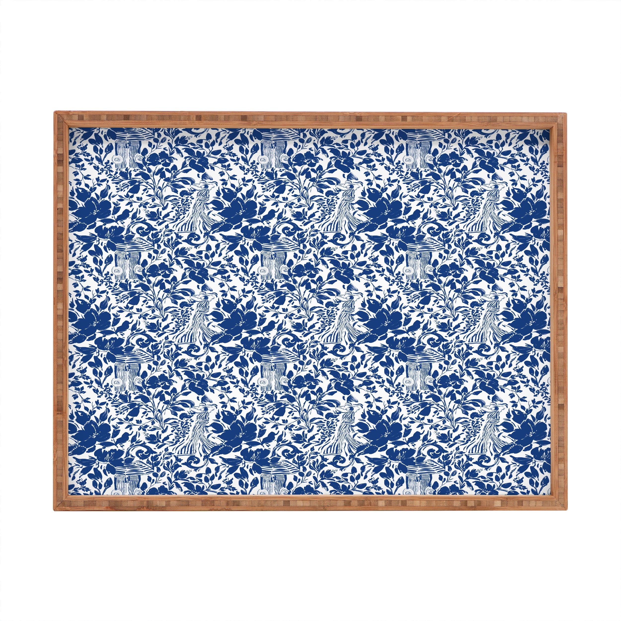 Marta Barragan Camarasa Chic Garden Walk Rectangular Tray