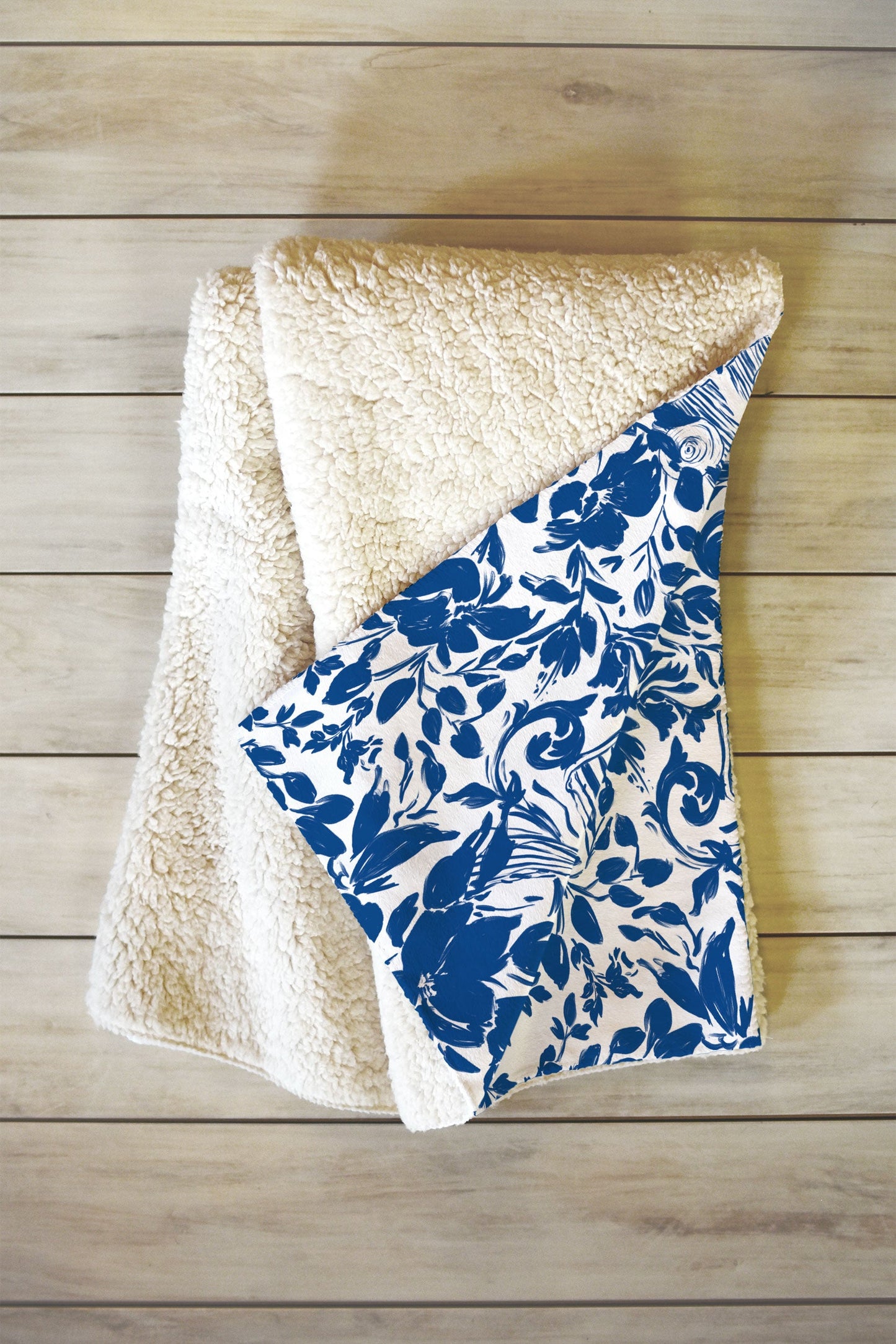 Marta Barragan Camarasa Chic Garden Walk Fleece Throw Blanket