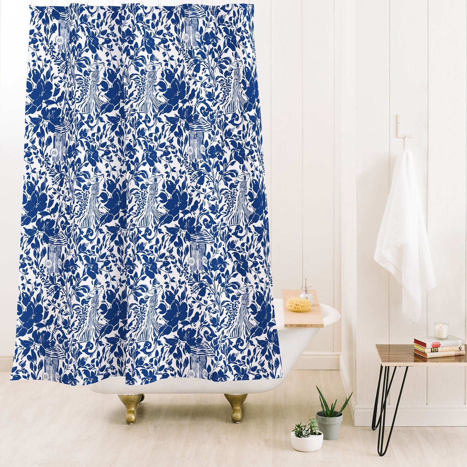 Marta Barragan Camarasa Chic Garden Walk Shower Curtain