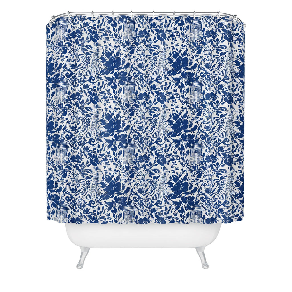 Marta Barragan Camarasa Chic Garden Walk Shower Curtain