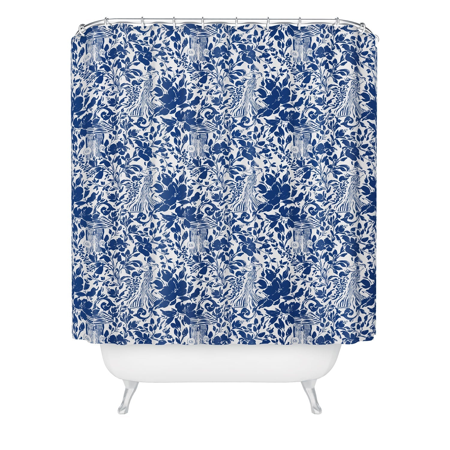 Marta Barragan Camarasa Chic Garden Walk Shower Curtain