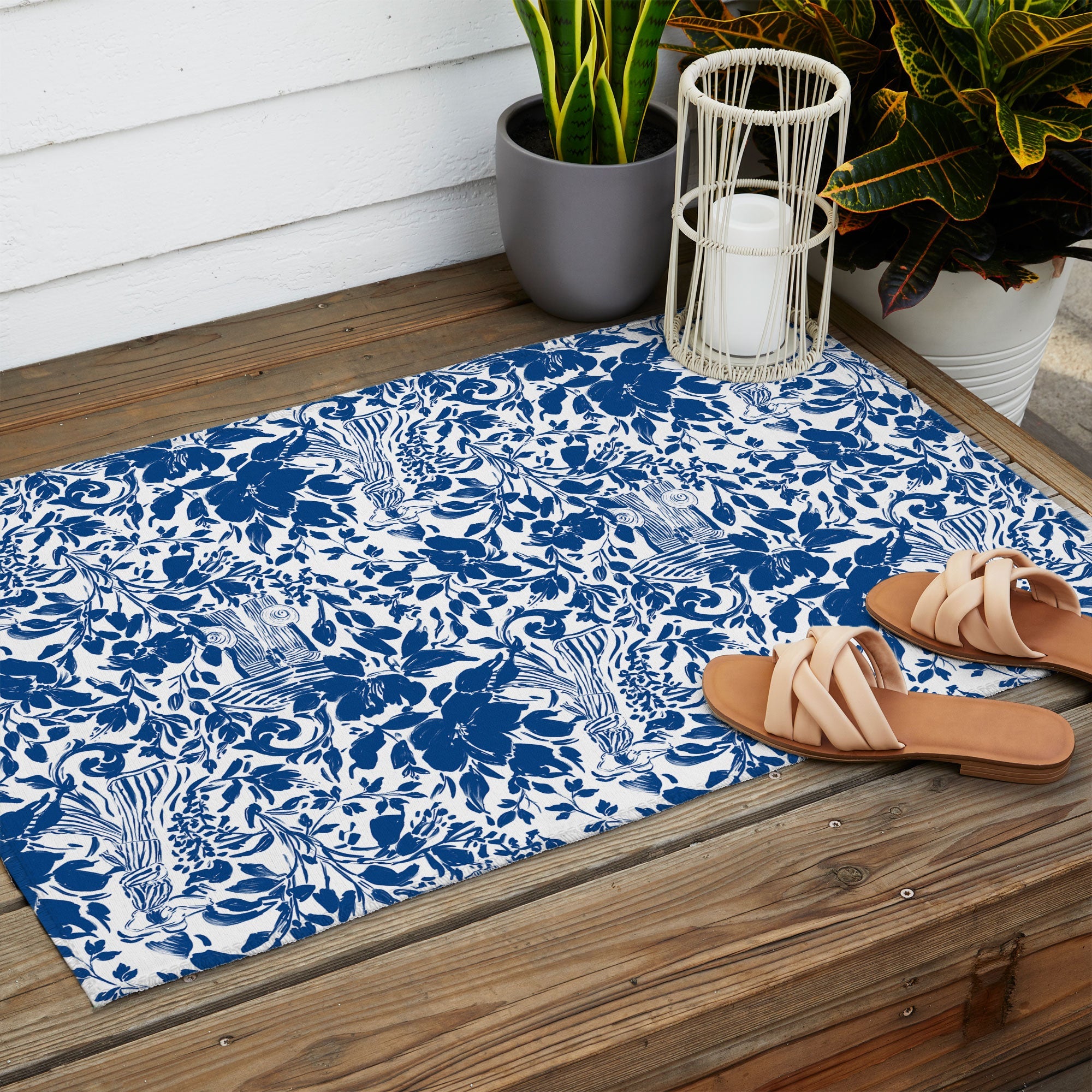 Marta Barragan Camarasa Chic Garden Walk Outdoor Rug
