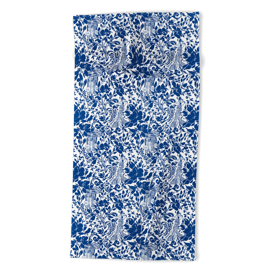 Marta Barragan Camarasa Chic Garden Walk Beach Towel
