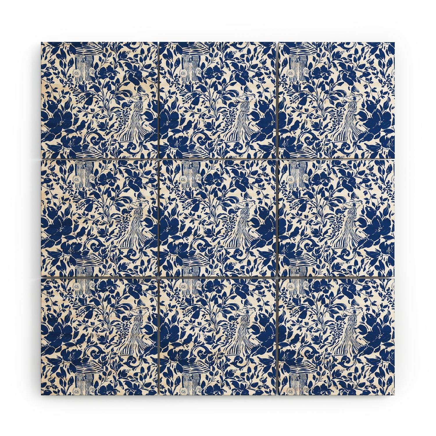 Marta Barragan Camarasa Chic Garden Walk Wood Wall Mural
