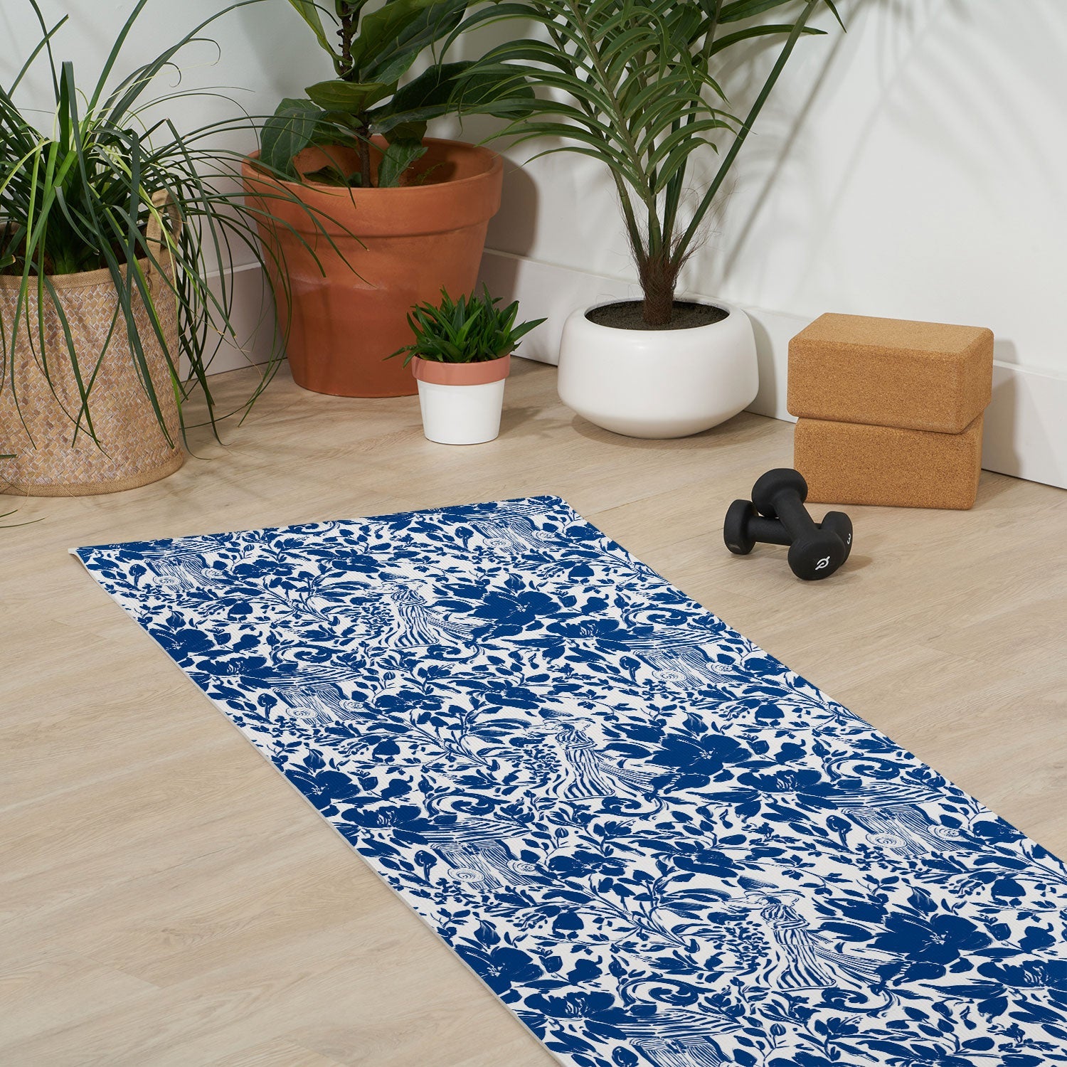 Marta Barragan Camarasa Chic Garden Walk Yoga Mat