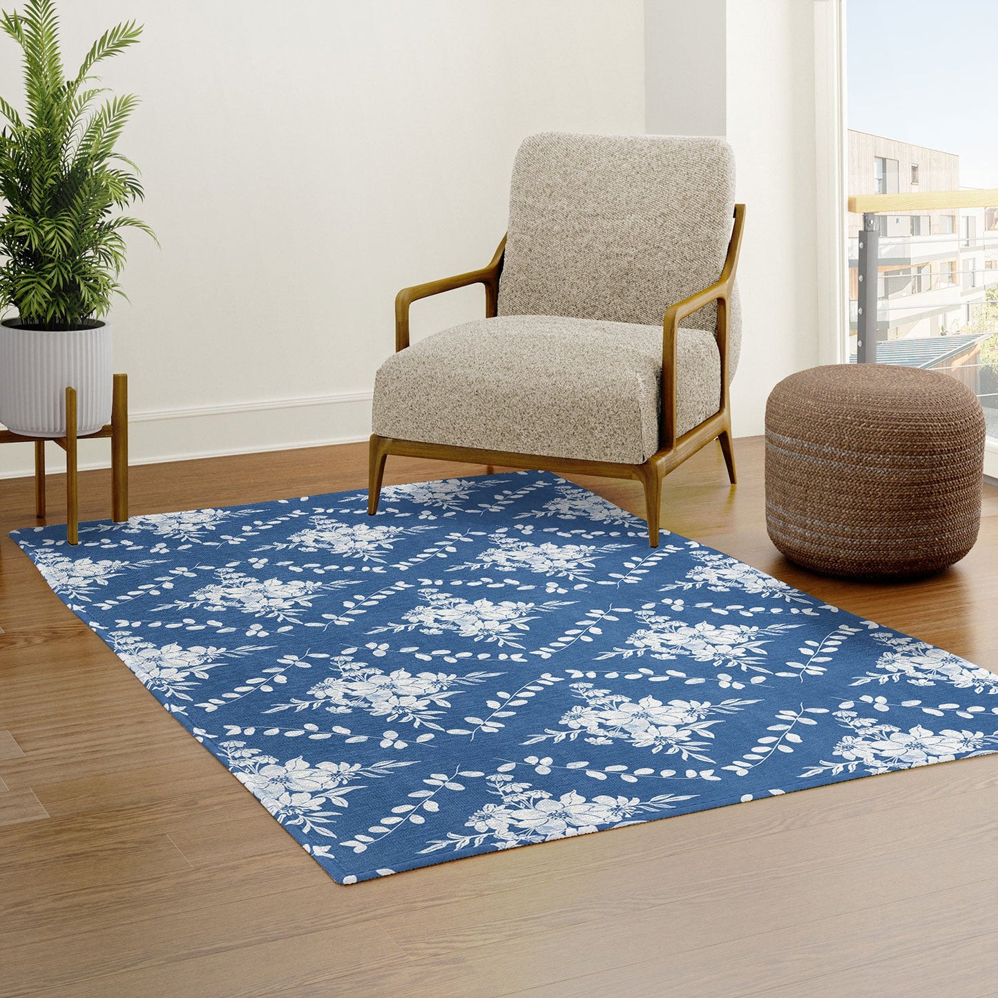 Marta Barragan Camarasa Chic Garden Whisper Area Rug