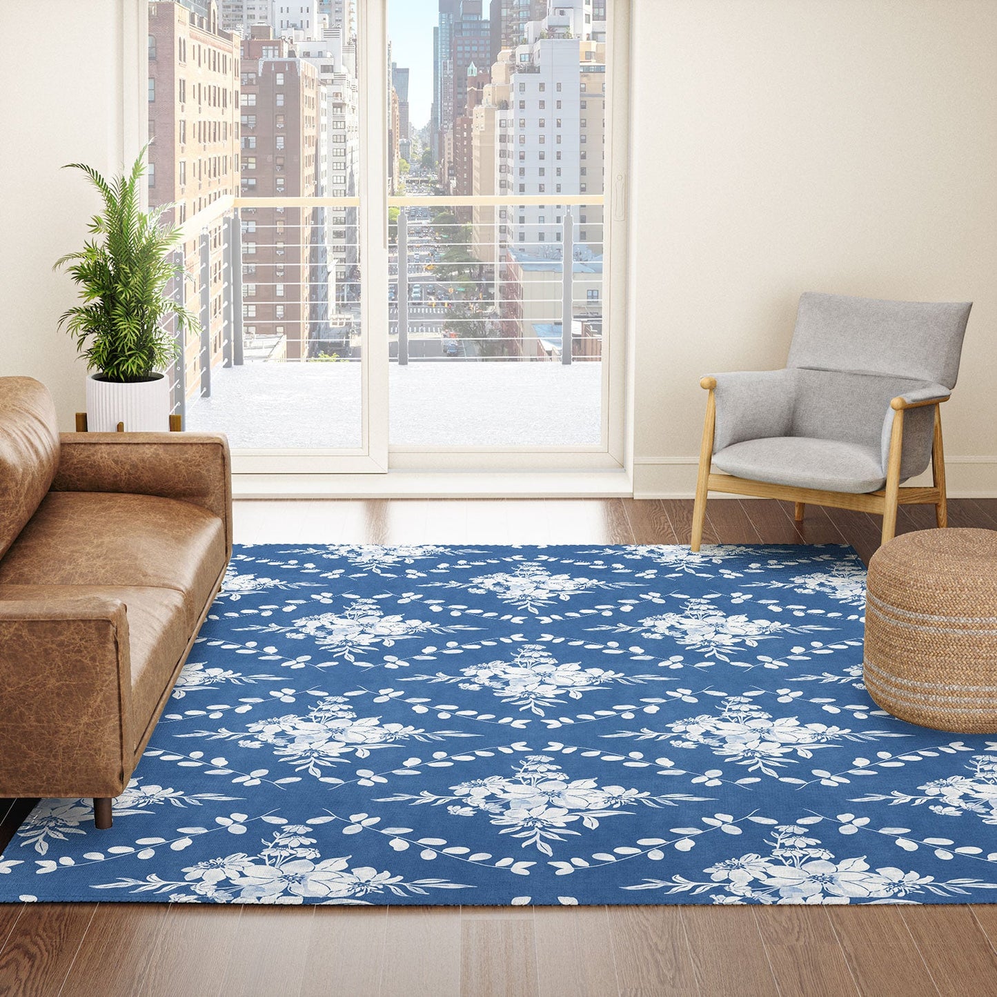 Marta Barragan Camarasa Chic Garden Whisper Area Rug