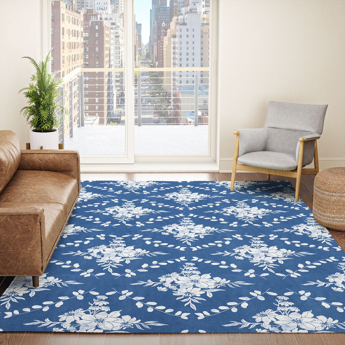 Marta Barragan Camarasa Chic Garden Whisper Area Rug