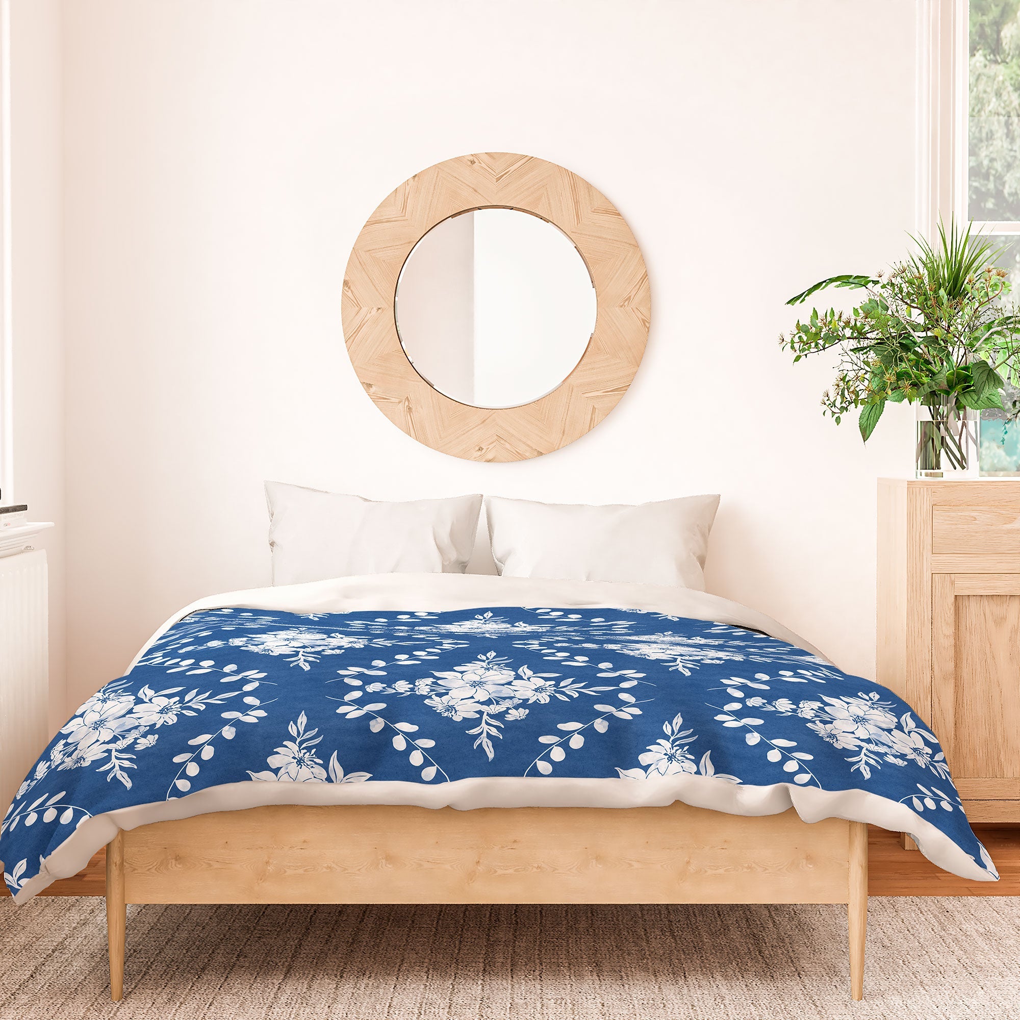 Marta Barragan Camarasa Chic Garden Whisper Duvet Cover
