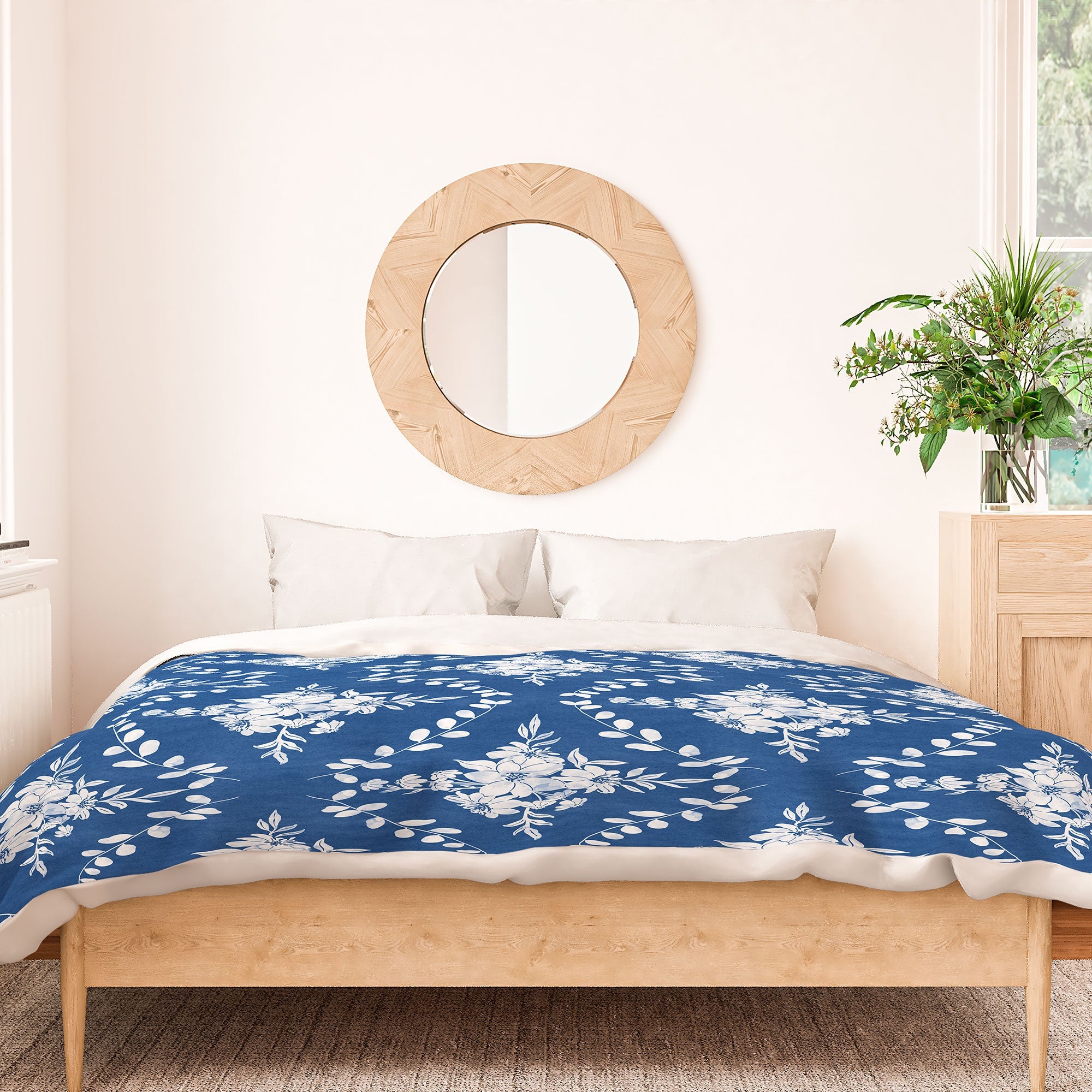 Marta Barragan Camarasa Chic Garden Whisper Duvet Cover