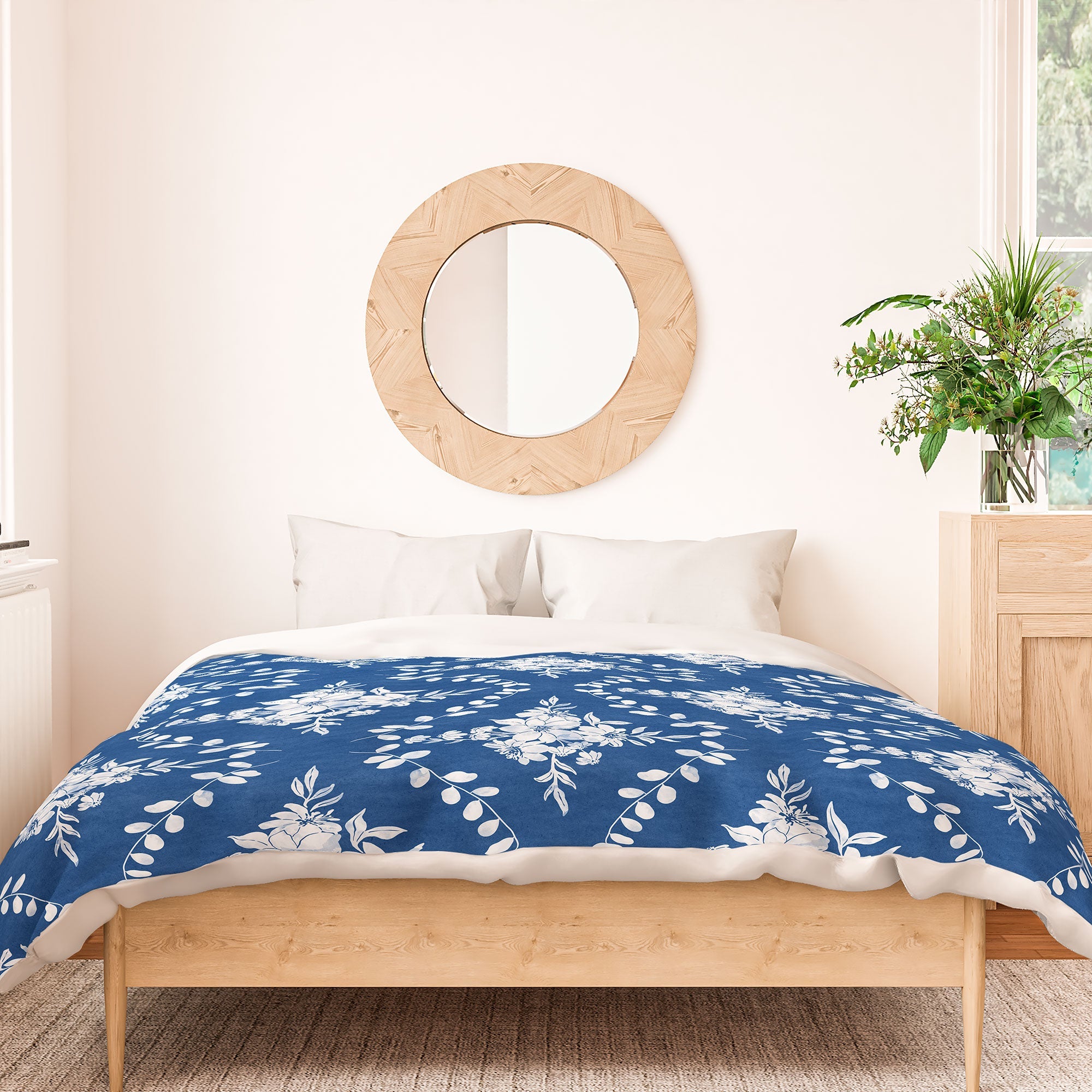 Marta Barragan Camarasa Chic Garden Whisper Duvet Cover