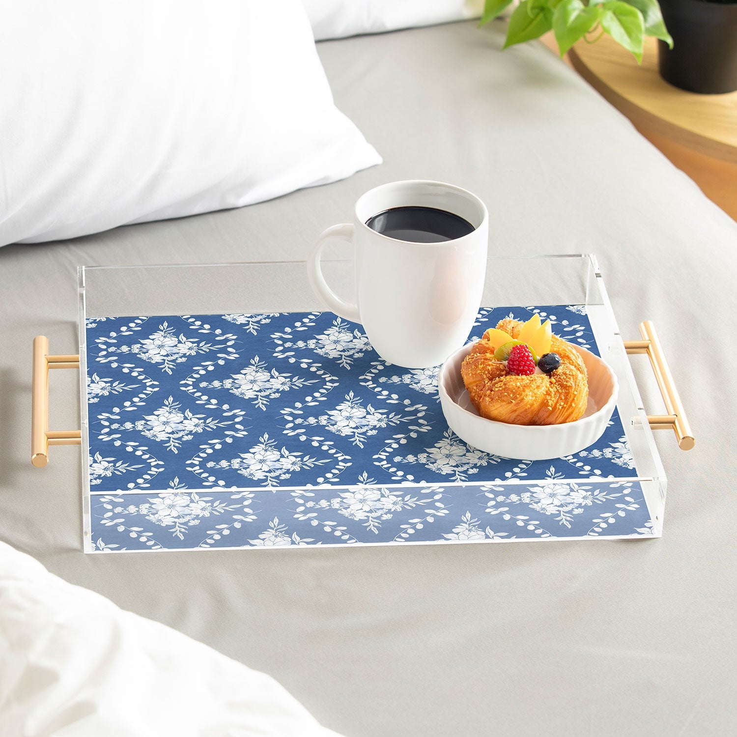 Marta Barragan Camarasa Chic Garden Whisper Acrylic Tray
