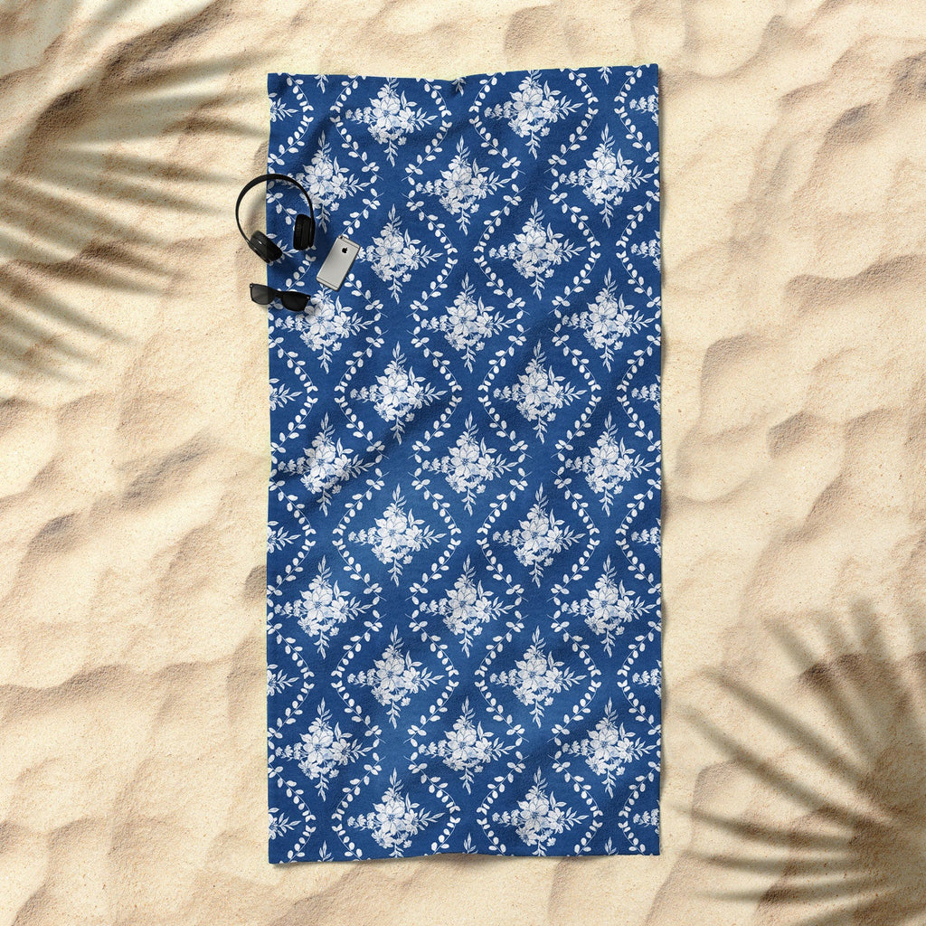 Marta Barragan Camarasa Chic Garden Whisper Beach Towel