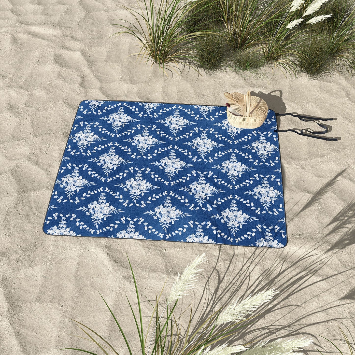 Marta Barragan Camarasa Chic Garden Whisper Picnic Blanket