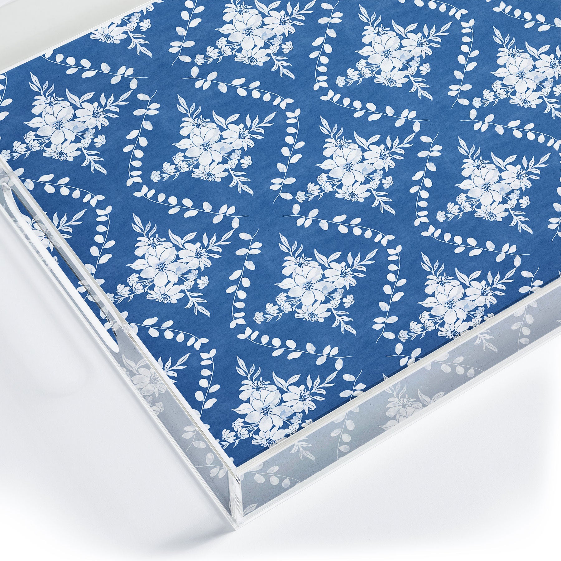 Marta Barragan Camarasa Chic Garden Whisper Acrylic Tray