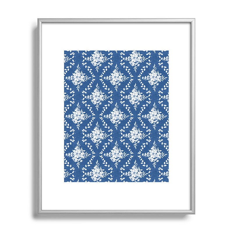 Marta Barragan Camarasa Chic Garden Whisper Metal Framed Art Print