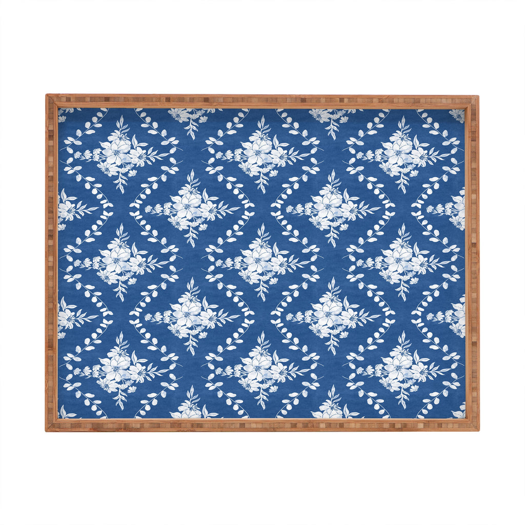Marta Barragan Camarasa Chic Garden Whisper Rectangular Tray