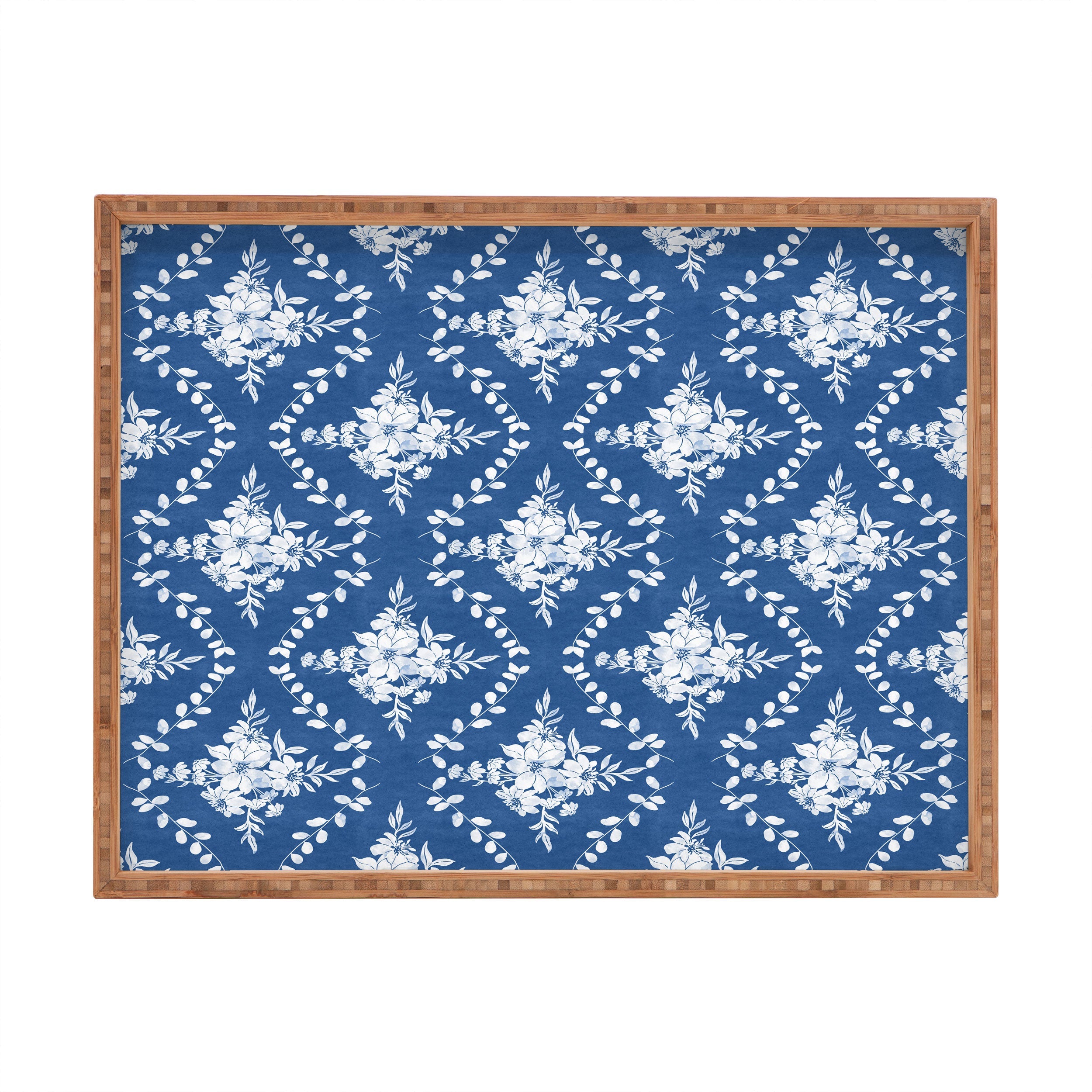Marta Barragan Camarasa Chic Garden Whisper Rectangular Tray