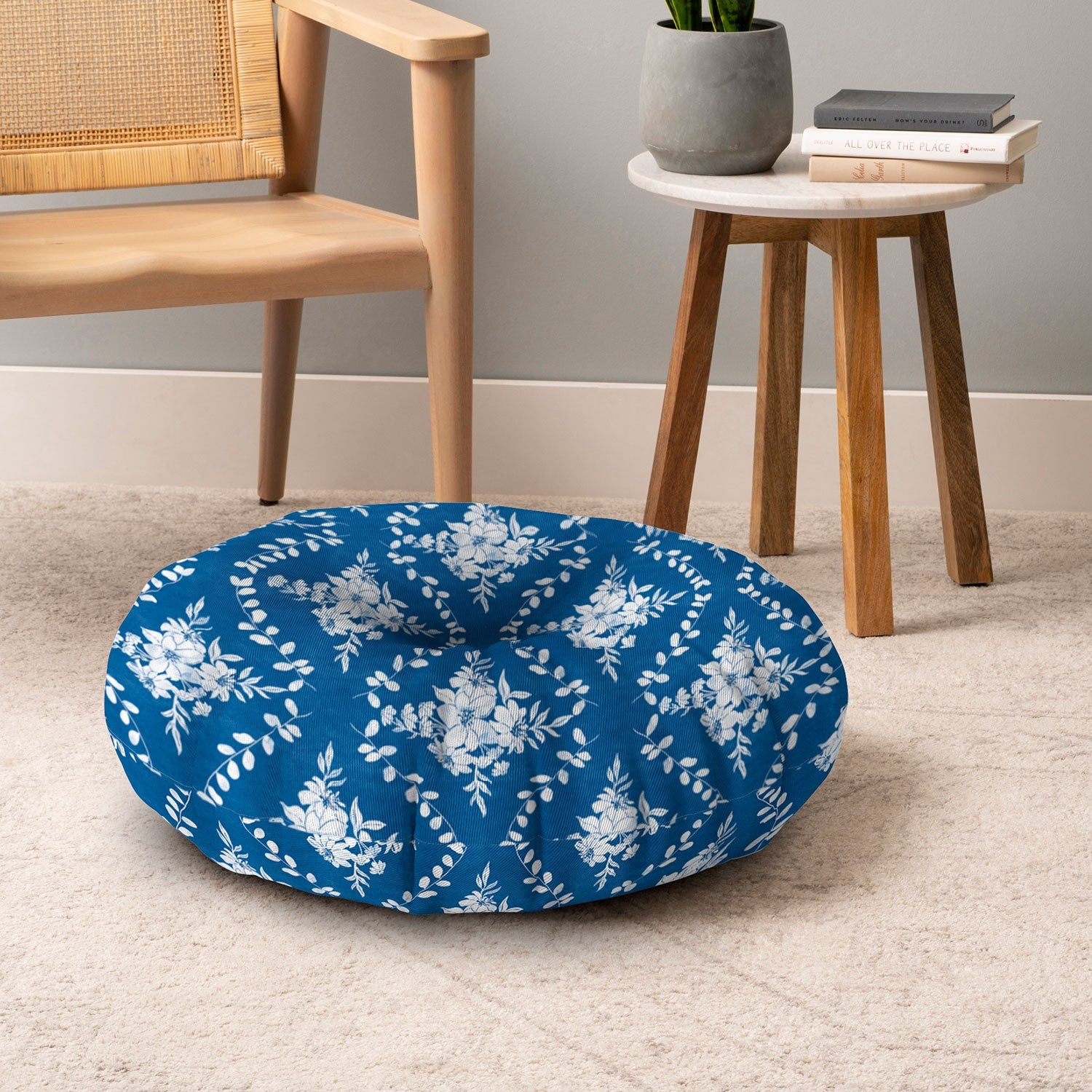 Marta Barragan Camarasa Chic Garden Whisper Floor Pillow Round