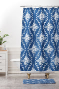 Marta Barragan Camarasa Chic Garden Whisper Shower Curtain And Mat