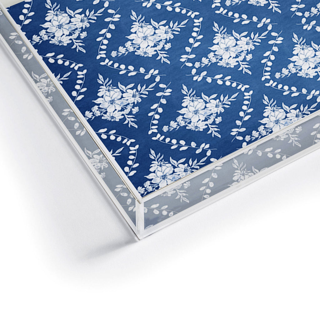 Marta Barragan Camarasa Chic Garden Whisper Acrylic Tray