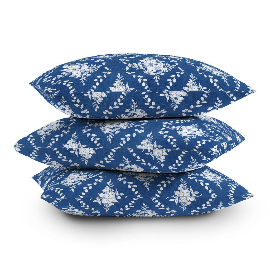 Marta Barragan Camarasa Chic Garden Whisper Throw Pillow