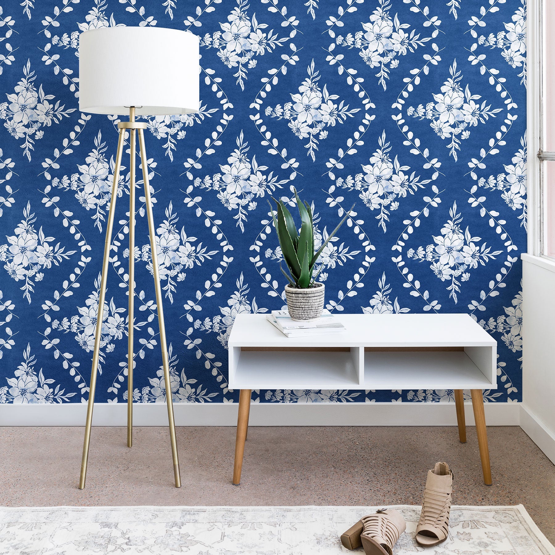 Marta Barragan Camarasa Chic Garden Whisper Wallpaper