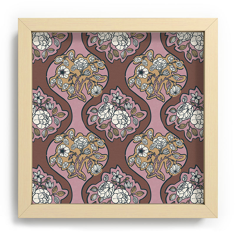 Marta Barragan Camarasa Classic Floral Arrangement Recessed Framing Square