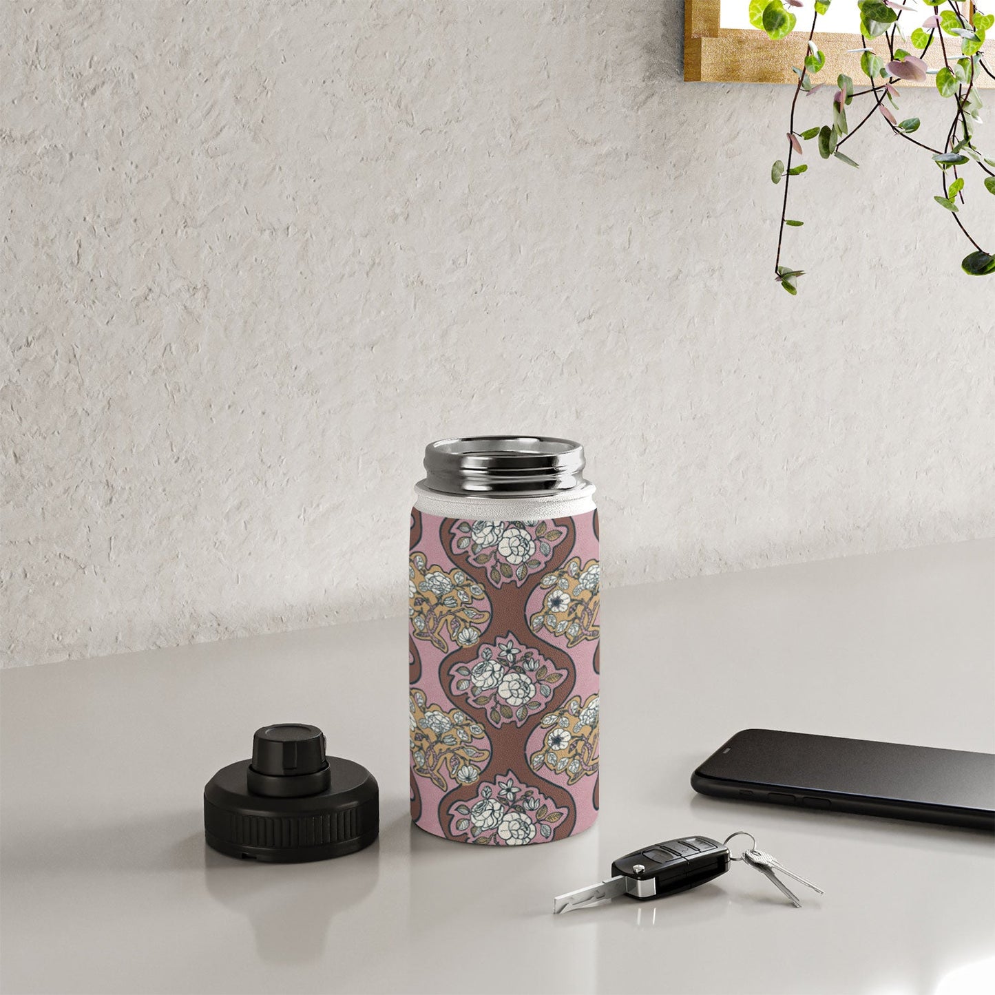 Marta Barragan Camarasa Classic Floral Arrangement Water Bottle