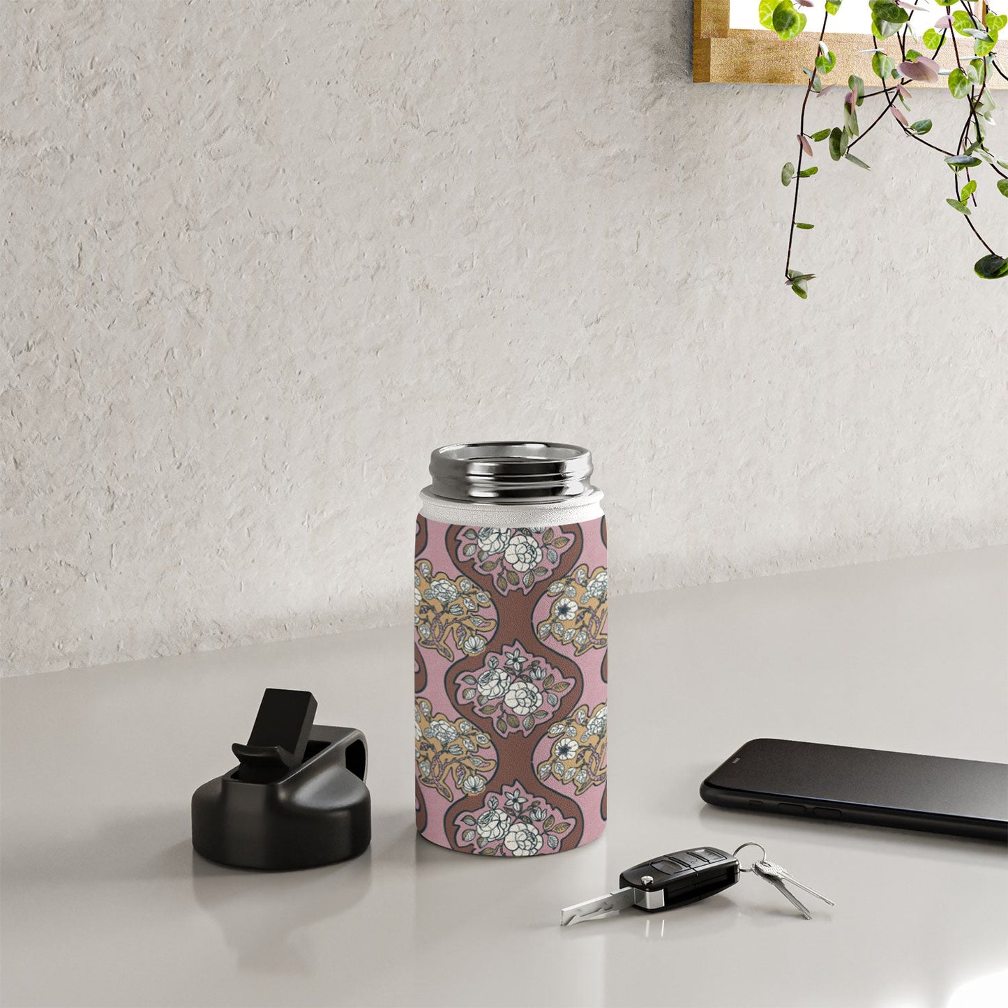 Marta Barragan Camarasa Classic Floral Arrangement Water Bottle