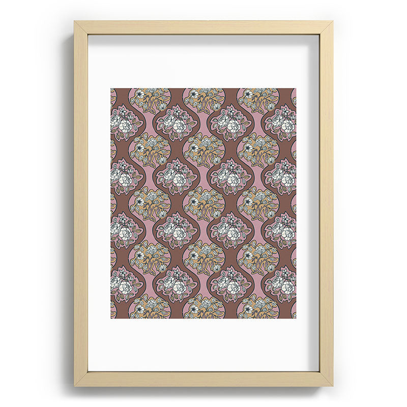 Marta Barragan Camarasa Classic Floral Arrangement Recessed Framing Rectangle