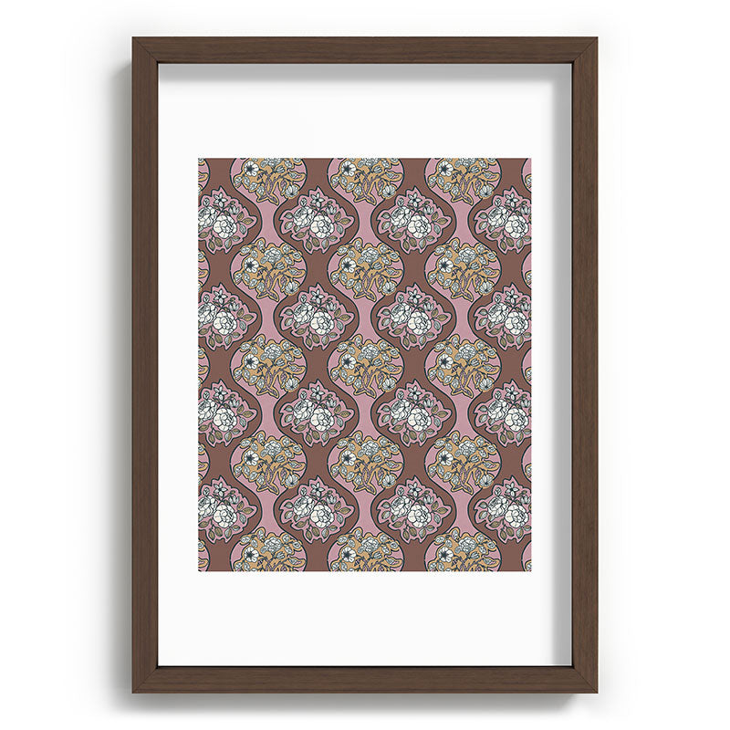 Marta Barragan Camarasa Classic Floral Arrangement Recessed Framing Rectangle