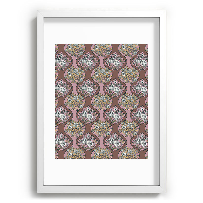 Marta Barragan Camarasa Classic Floral Arrangement Recessed Framing Rectangle