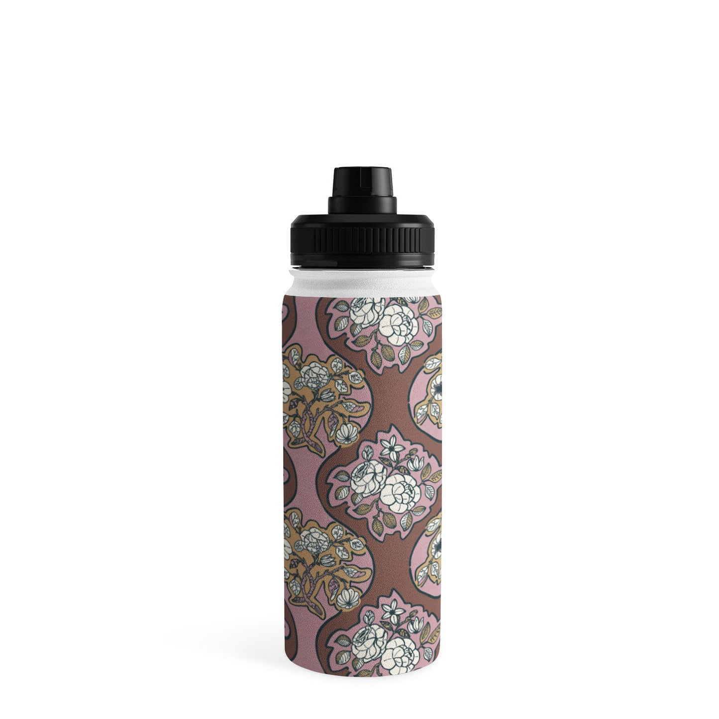 Marta Barragan Camarasa Classic Floral Arrangement Water Bottle
