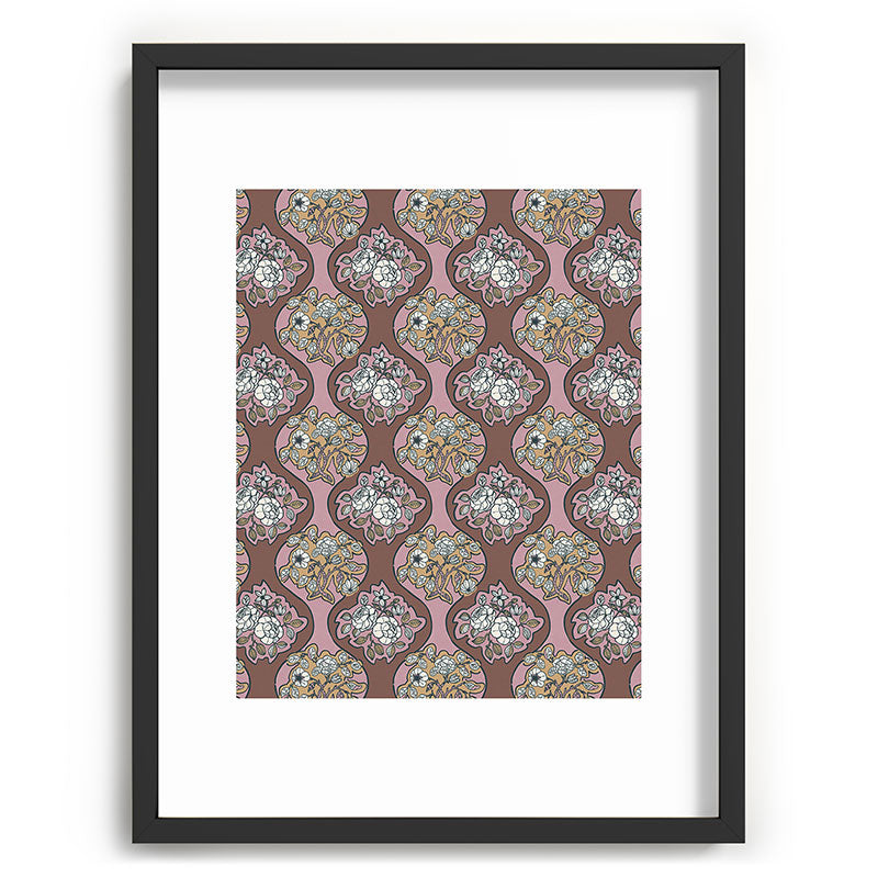 Marta Barragan Camarasa Classic Floral Arrangement Recessed Framing Rectangle