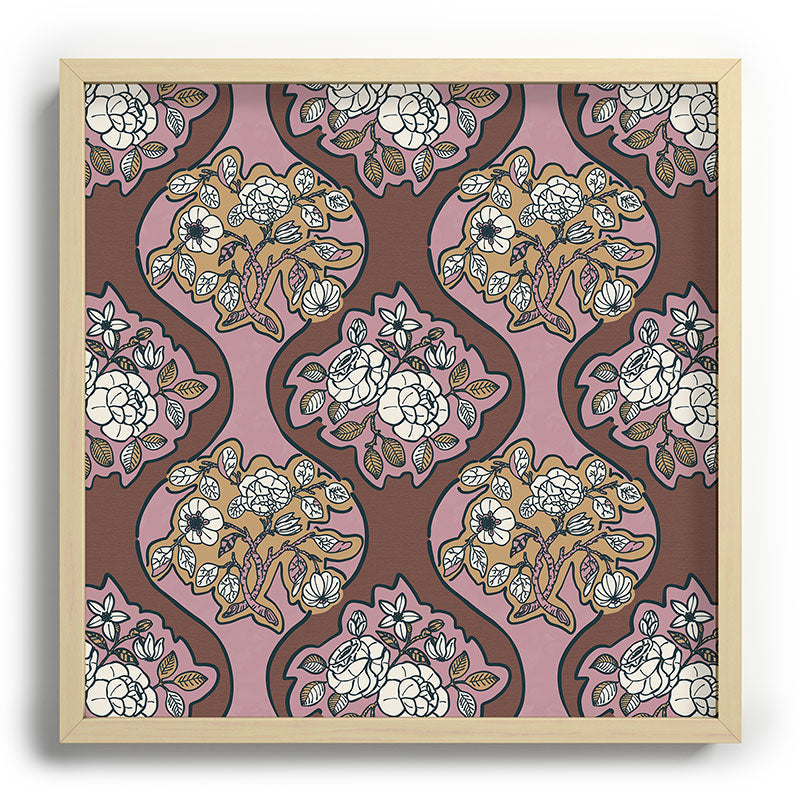 Marta Barragan Camarasa Classic Floral Arrangement Recessed Framing Square