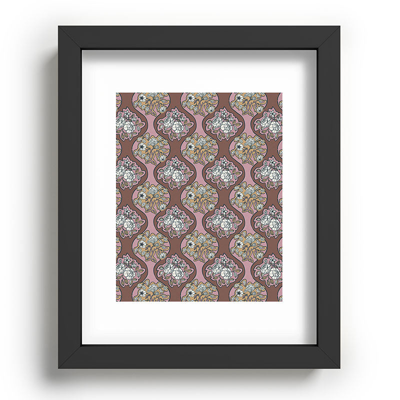 Marta Barragan Camarasa Classic Floral Arrangement Recessed Framing Rectangle